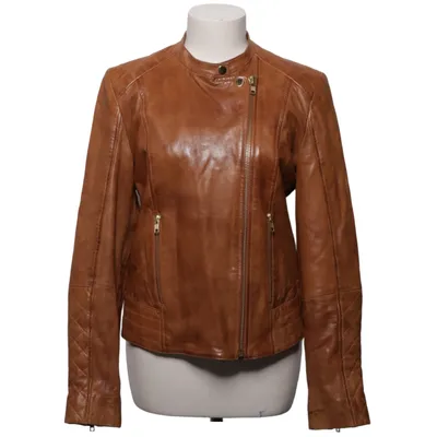 Veste de motard (Marron) de InWear Cuir, Polyester