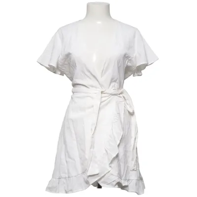 Wikkeljurk (Wit) van NLY Trend Katoen, Polyester