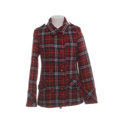 Pea coat (Red, Multicolored) from Sisters Point Wool, Polyester
