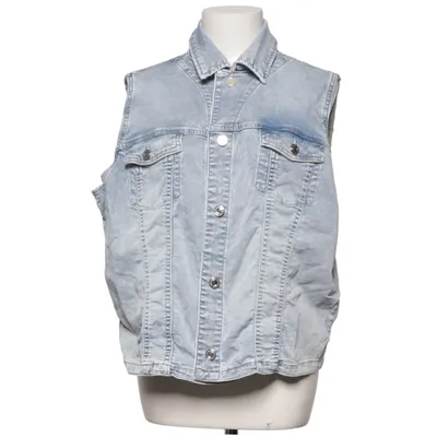 Denim vest (Blue) from Yesta Cotton, Elastane