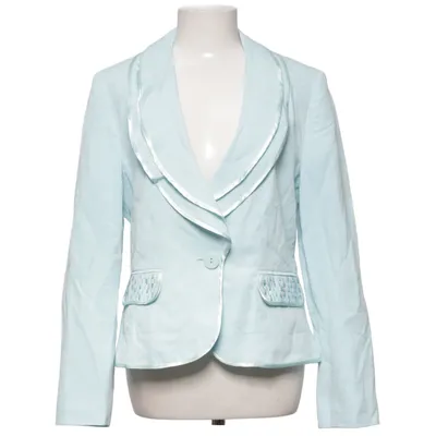 Blazer (Blauw, Turquoise) van Bandolera Acetaat, Linnen, Polyester, Viscose