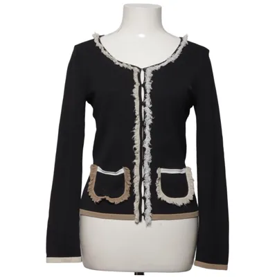 Cardigan (Noir, Beige, Blanc) de Oui Moments Polyamide, Viscose