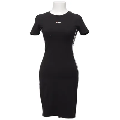 Dress (Black, White) from Fila Cotton, Elastane