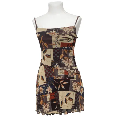 Jurk (Bruin, Beige, Meerkleurig) van Cider