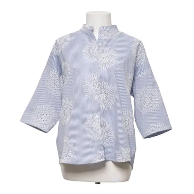 Blus (Blå, Vit) från Myastreet Bomull, Elastan, Polyester