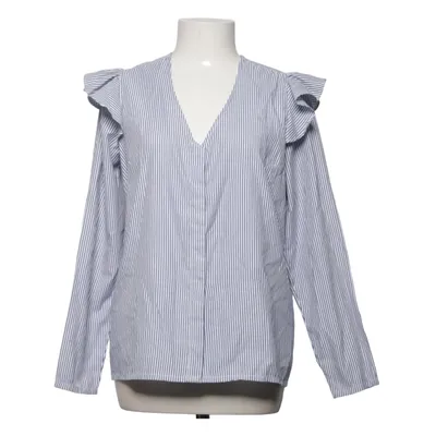 Blouse (Blue, White) from Cream Cotton, Polyester