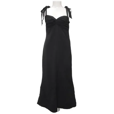 Långklänning (Svart) från Adoore Elastan, Linne, Polyester, Viskos