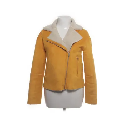 Shearlingjacka (Gul) från Zara Basic Outerwear Akryl, Polyester