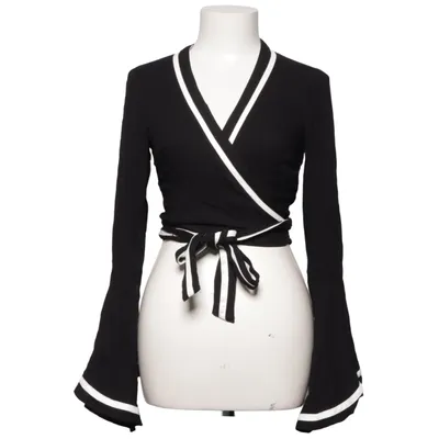 Omlottopp (Svart, Vit) från Forever 21 Contemporary Polyester, Viskos