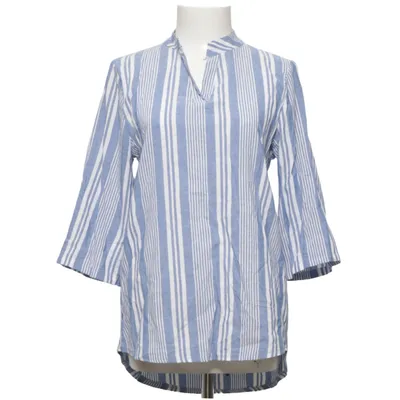 Blouse (Bleu, Blanc) de Lungo L'arno