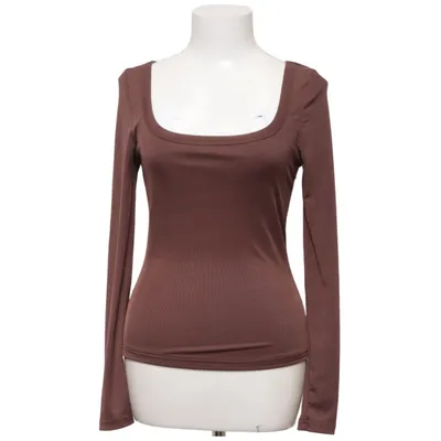 Lange mouwen shirt (Bruin) van Princess Polly Elastaan, Polyester