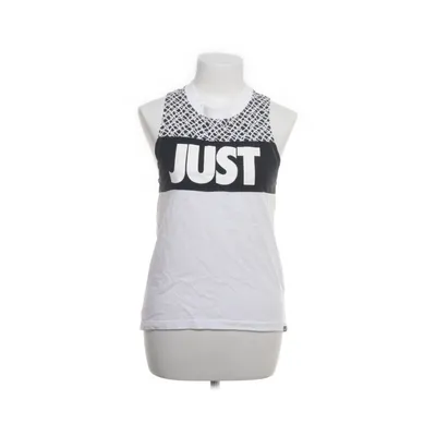 Sport tanktop (Zwart, Wit) van Nike Katoen