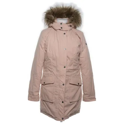 Vinterfrakke (Beige) fra Hilfiger Denim Akryl, Bomuld, Kunstpels, Polyester