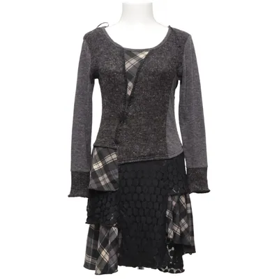 Jurk (Zwart, Grijs, Meerkleurig) van Apricot Acryl, Elastaan, Polyester, Viscose