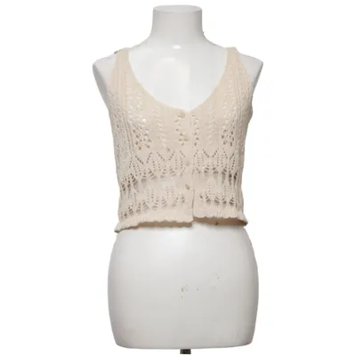 Vest (Beige) from Zara Acrylic, Polyamide