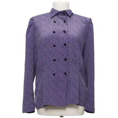 Blouse (Purple, Black) from Ted Nicol Polyester