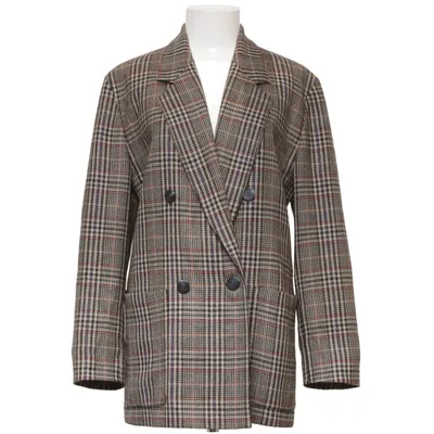 Blazer (Marron, Multicolore) de Joseph Janard Acétate, Laine