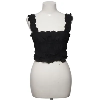Crop top (Black) from Maje Elastane, Polyester