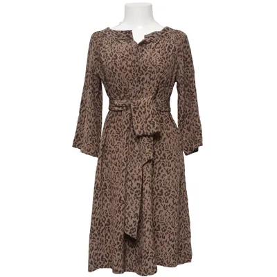 Kleid (Braun, Schwarz) von Greta Seide