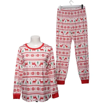 Pyjama (Blanc, Rouge, Vert) de PatPat Élasthane, Polyester
