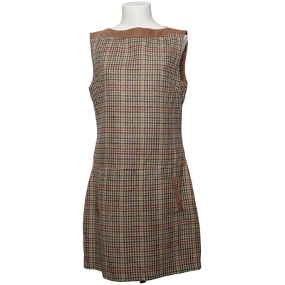 Robe (Marron, Multicolore) de Yaya Acrylique, Polyamide, Polyester, Viscose, Laine