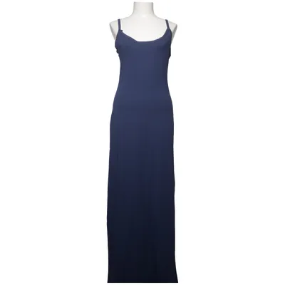 Robe longue (Bleu) de Weekday Coton, Élasthane, Modal