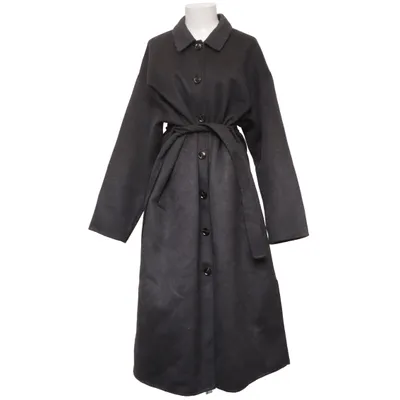 Coat (Gray) from Nanso Polyester, Wool
