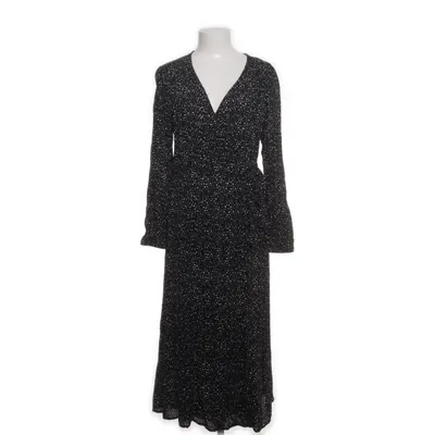 Wrap dress (Black, White) from Indiska Viscose