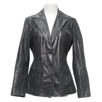 Leren blazer (Grijs) van Rock'n Blue Acetaat, Leer, Polyamide