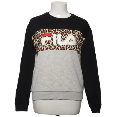 Sweatshirt (Black, Gray, Multicolored) from Fila Cotton, Polyester