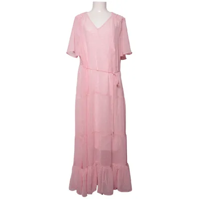 Maxi dress (Pink, White) from Cubus Recycled polyester, Viscose