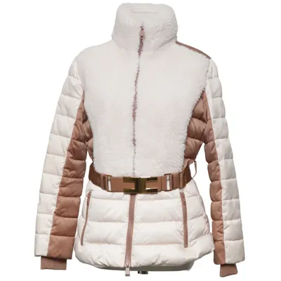 Vinterjacka (Beige, Vit, Brun) från Elisabetta Franchi Polyamid, Polyester