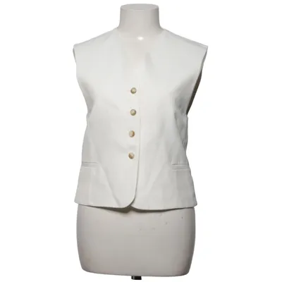 Jakkesætsvest (Hvid) fra Loulou Studio Linned, Viscose