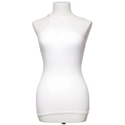 Tank Top (White) from Moda International Cotton, Elastane