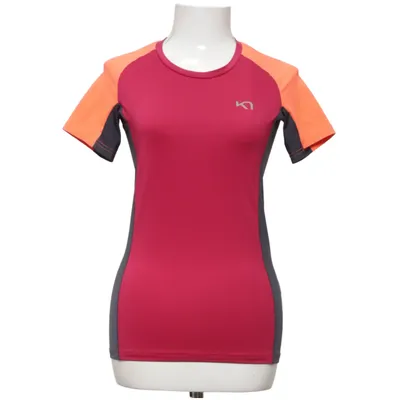 Sports top (Red, Black) from Kari Traa Elastane, Polyester