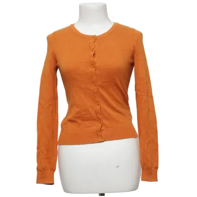 Strickjacke (Orange) von H&M Basic Baumwolle