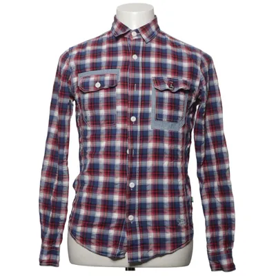 Skjorta (Blå, Röd, Vit) från Gio Goi Bomull, Polyester