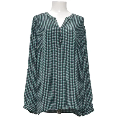 Blus (Svart, Turkos, Vit) från Laundry by Shelli Segal Polyester