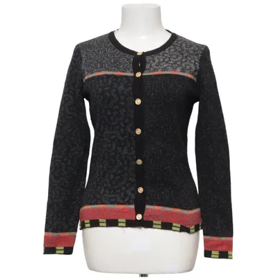Cardigan (Zwart, Grijs, Meerkleurig) van Eva & Claudi Acryl, Wol
