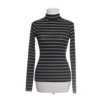 Polotröja (Svart, Silverfärgad) från New Look Elastan, Metallfiber, Polyester