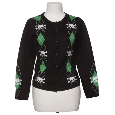 Cardigan (Sort, Grøn, Hvid) fra Liquor Brand Akryl