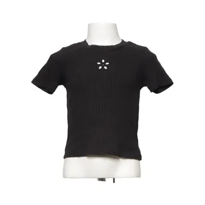 T-shirt (Zwart) van Xoxo Katoen, Elastaan, Polyester