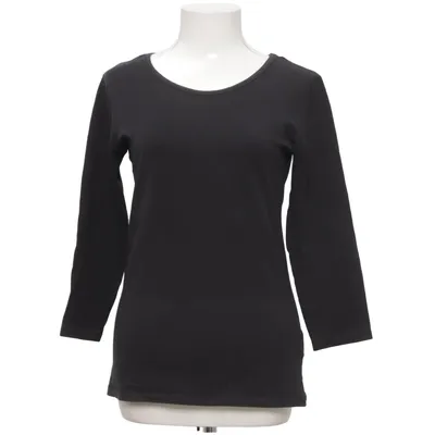 T-shirt à manches longues (Noir) de Cubus Coton, Élasthane