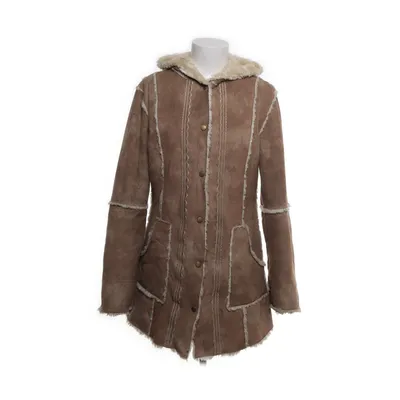 Shearling jacket (Brown) from Kriss Suede, Fur