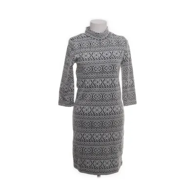 Robe à col roulé (Noir, Blanc) de MyHailys Coton, Élasthane, Polyester