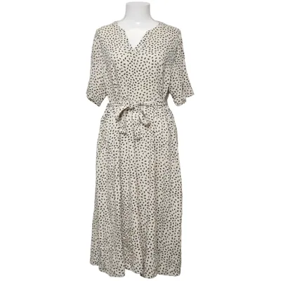 Dress (Beige, Black) from VRS Viscose