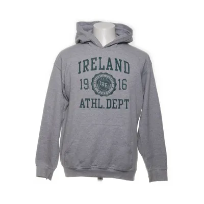 Huvtröja (Grå) från Gildan Bomull, Polyester