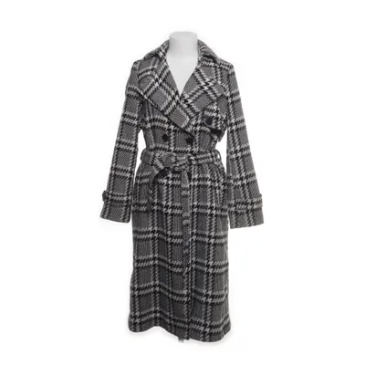 Frakke (Hvid, Sort) fra Mint & Berry Polyester, Akryl, Uld, Viscose, Polyamid, Bomuld