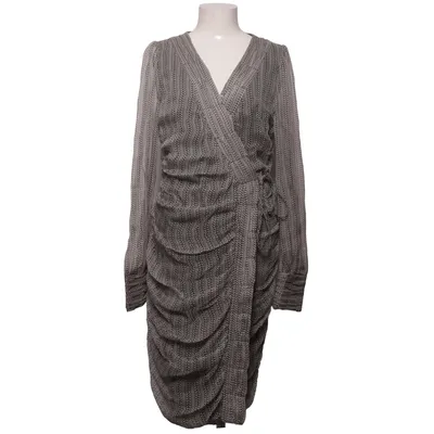 Robe portefeuille (Gris, Noir) de Mille K Coton