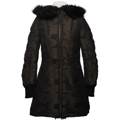 Parka (Green, Black) from DKNY Acrylic, Down, Elastane, Feather, Polyester